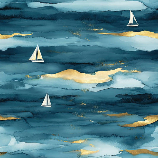 Nautical Exploration Pattern 6 Quilting Cotton Fabric