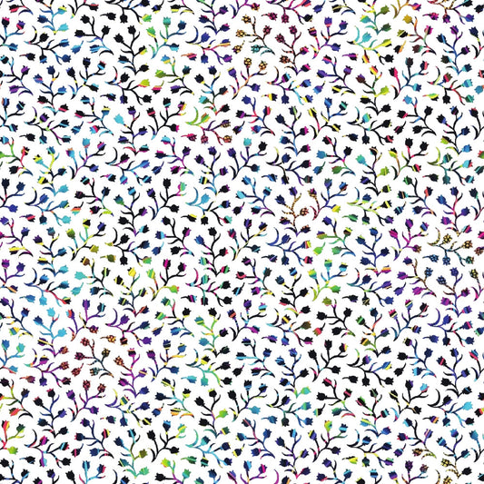 Neon Daisy Pattern 28 Quilting Cotton Fabric