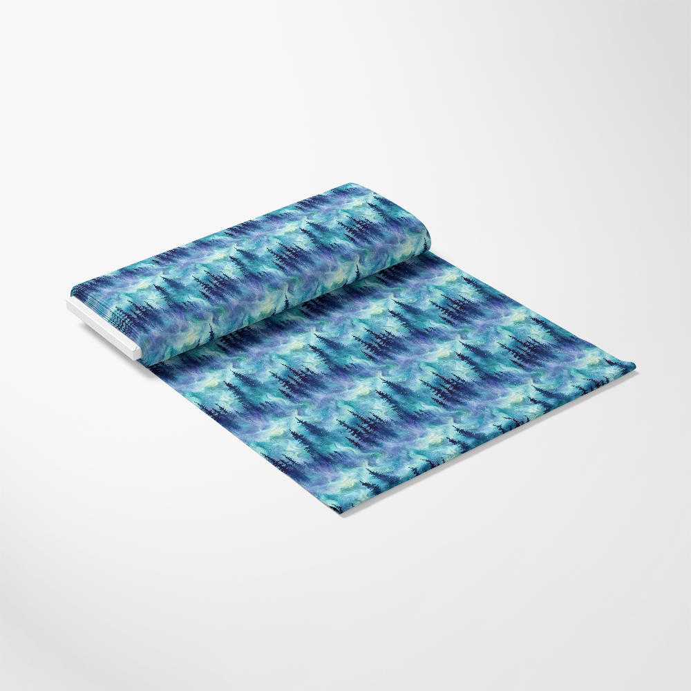 Northern Lights Forest Pattern 7 Quilting Cotton Fabric