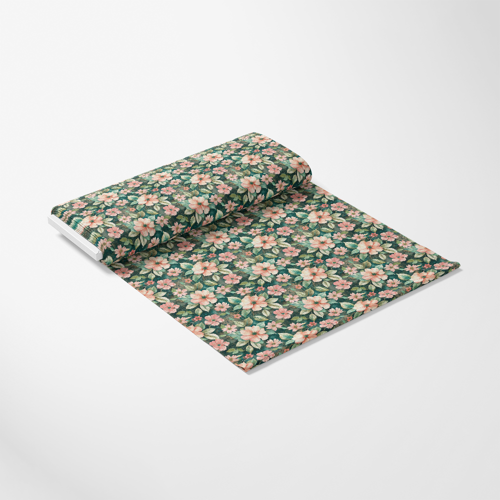 Pastel Flourishing Pattern 1 Quilting Cotton Fabric
