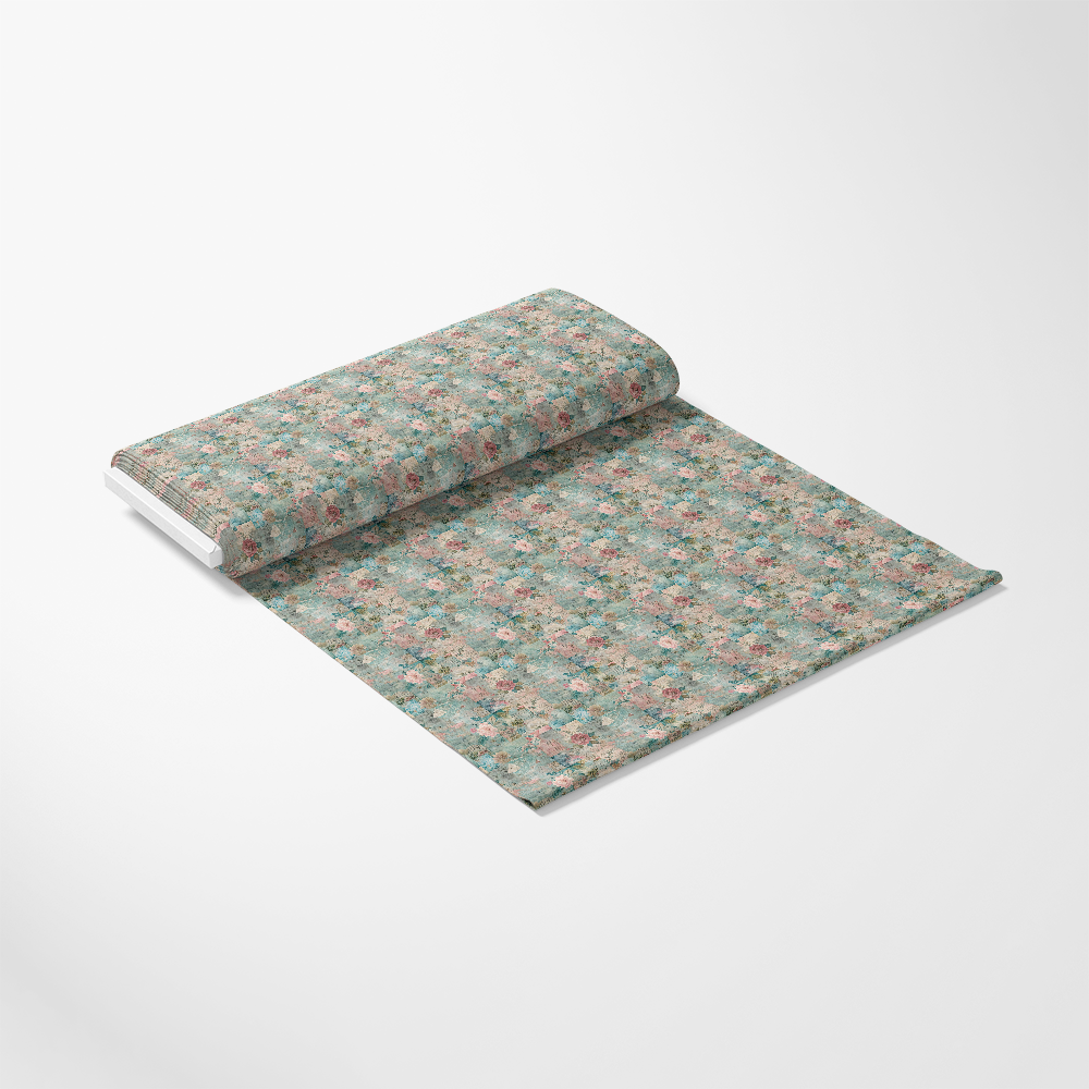 Pastel Grunge Nostalgia Pattern 4 Quilting Cotton Fabric