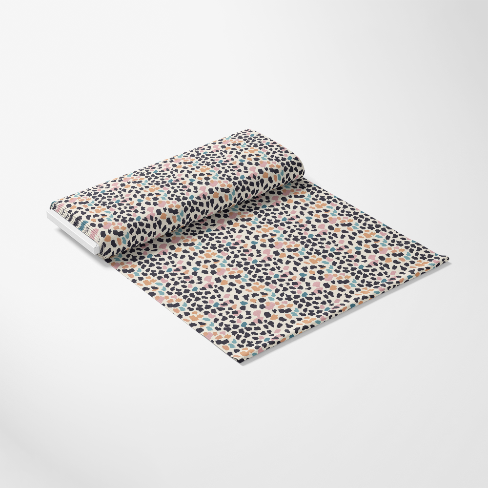 Pastel Leopard Skins Pattern 17 Quilting Cotton Fabric