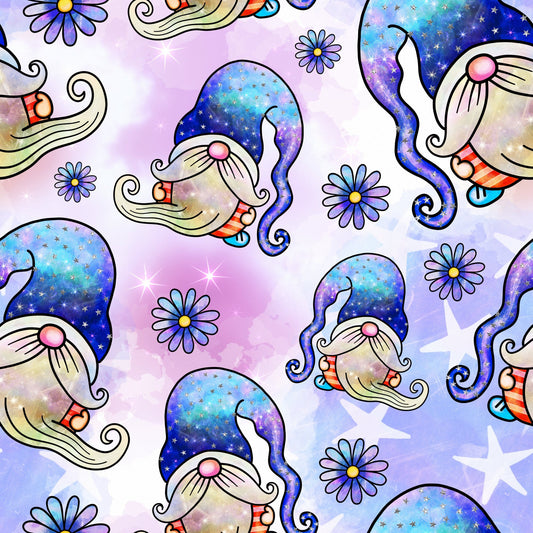 Patriotic Gnomes Pattern 8 Quilting Cotton Fabric