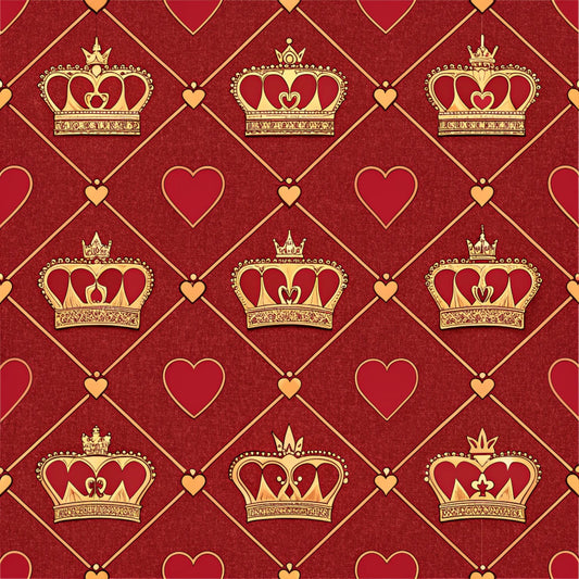 Queen of Hearts Pattern 11 Quilting Cotton Fabric