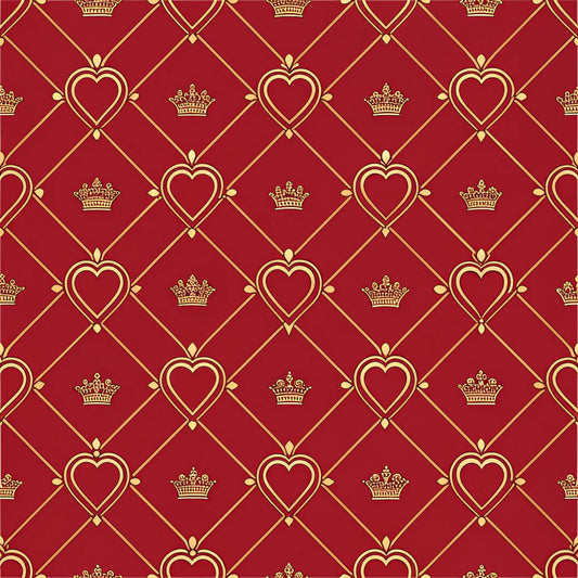 Queen of Hearts Pattern 26 Quilting Cotton Fabric