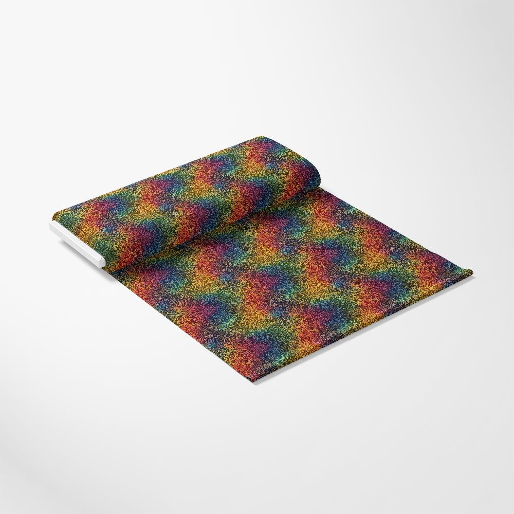 Rainbow Mandala Pattern 13 Quilting Cotton Fabric
