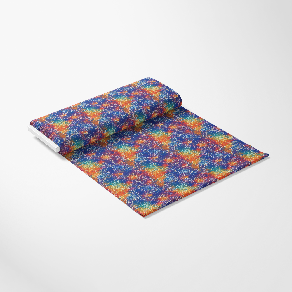 Rainbow Mandala Pattern 1 Quilting Cotton Fabric