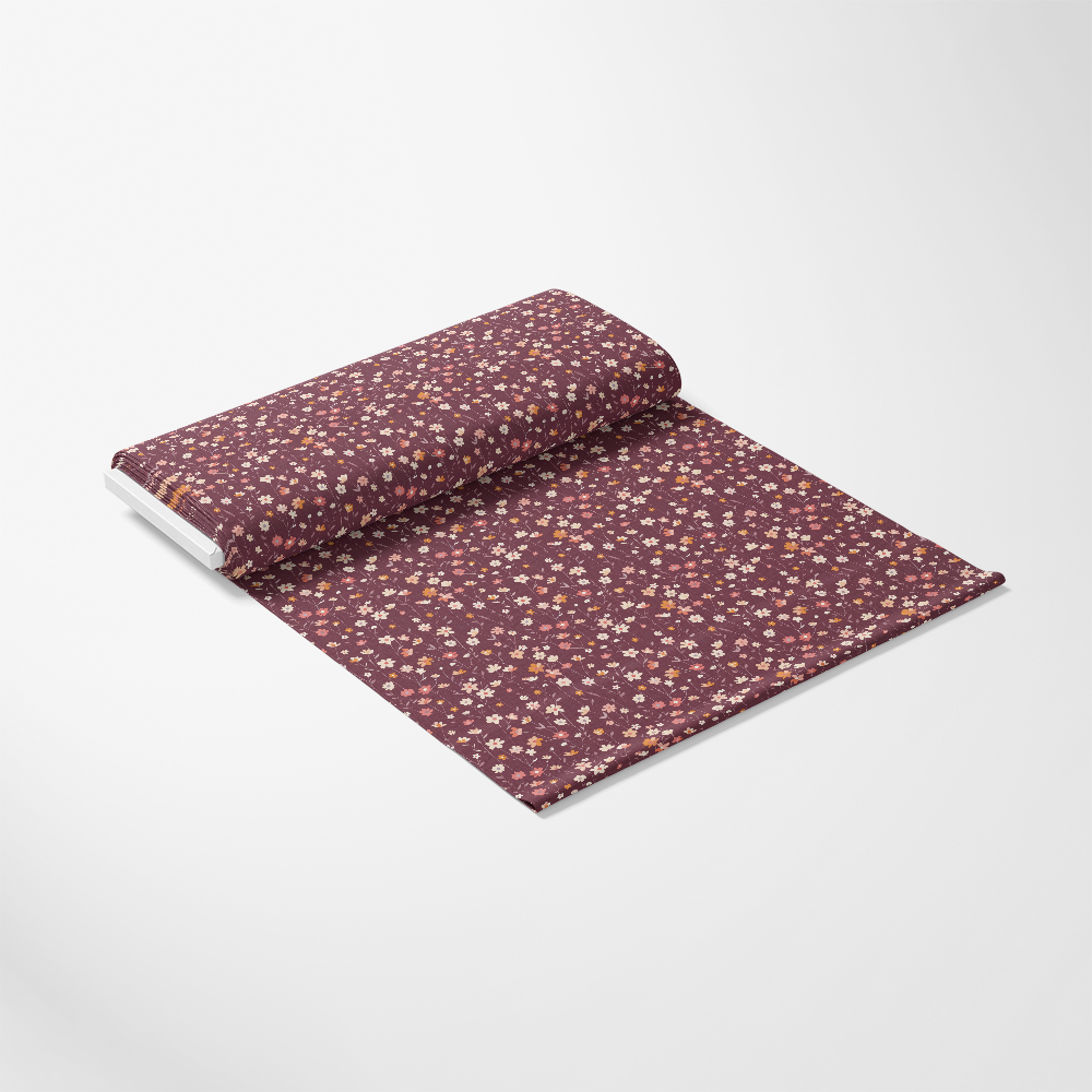 Retro Floral Daisies Pattern 7 Quilting Cotton Fabric
