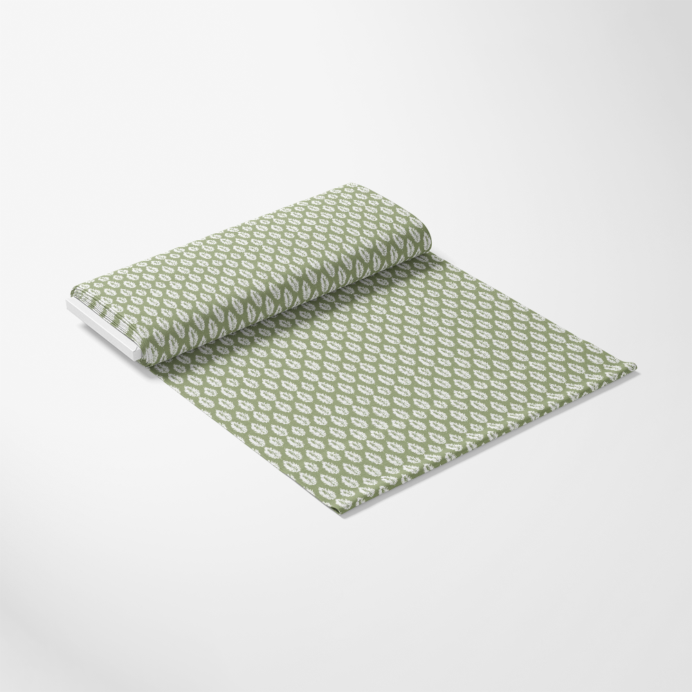 Sage Green Boho Pattern 12 Quilting Cotton Fabric