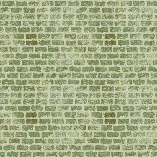 Grunge Brick Wall Pattern 35 Quilting Cotton Fabric