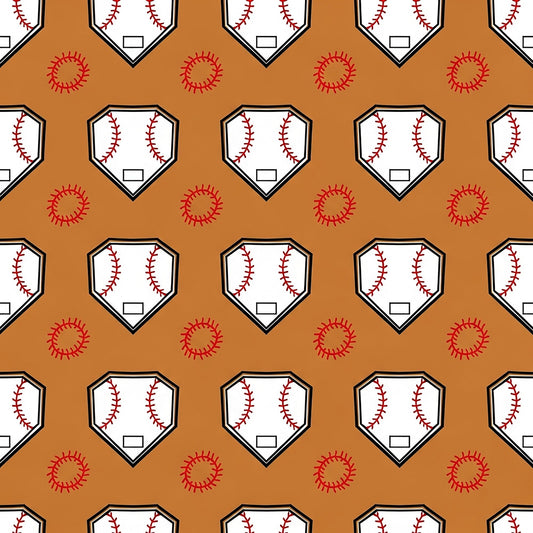 Softball Champions Pattern 17 Quilting Cotton Fabric