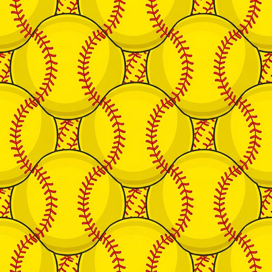 Softball Champions Pattern 24 Quilting Cotton Fabric