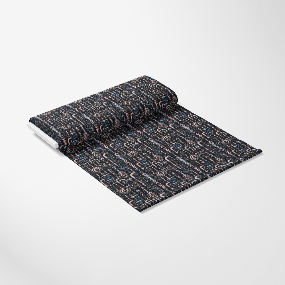 Steampunk Pipes Pattern 6 Quilting Cotton Fabric