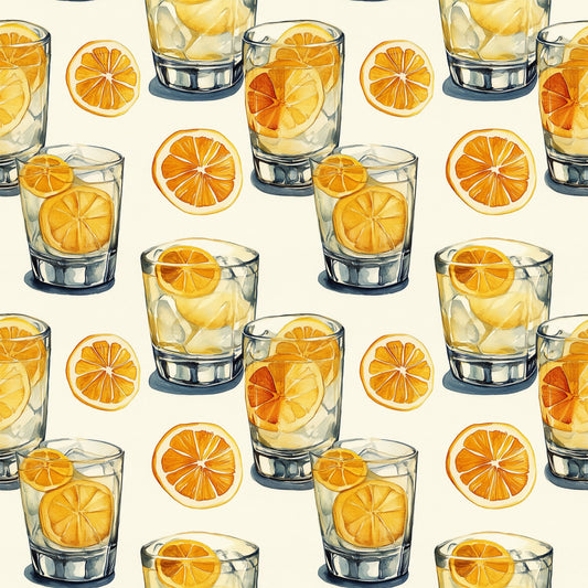 Tart and Tipsy Pattern 1 Quilting Cotton Fabric