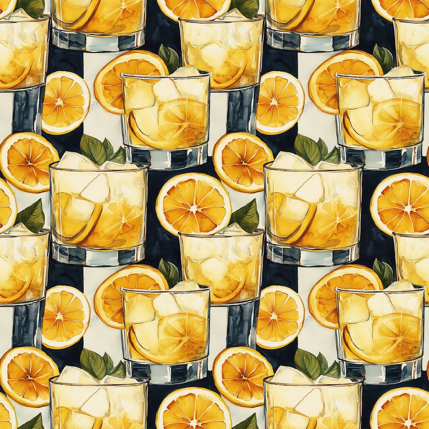 Tart and Tipsy Pattern 4 Quilting Cotton Fabric