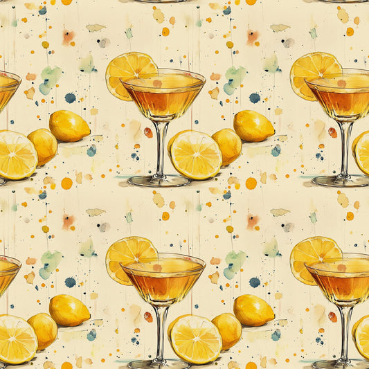 Tart and Tipsy Pattern 6 Quilting Cotton Fabric