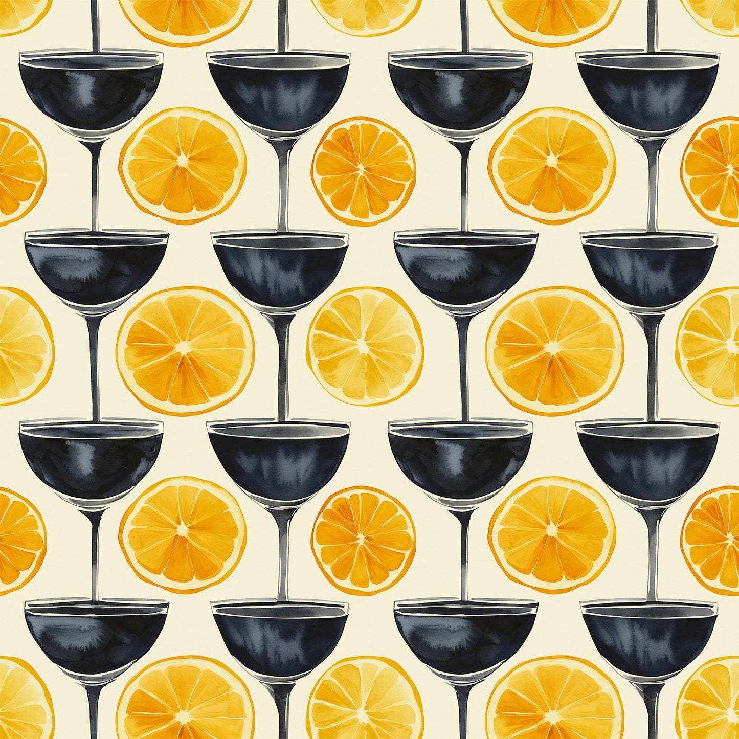 Tart and Tipsy Pattern 9 Quilting Cotton Fabric