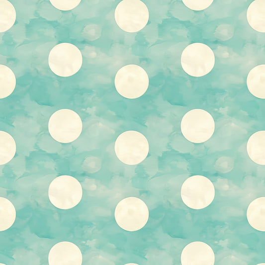Teal and Doves Pattern 8 Quilting Cotton Fabric