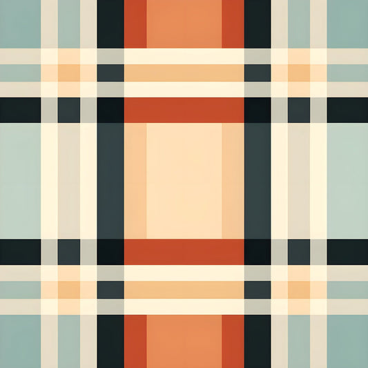 Vibrant Plaid Pattern 4 Quilting Cotton Fabric
