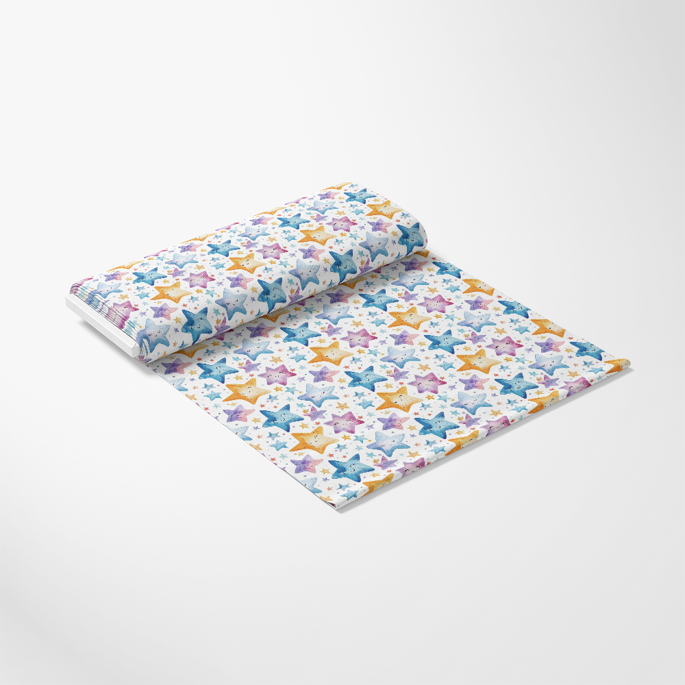 Watercolor Baby Pattern 16 Quilting Cotton Fabric