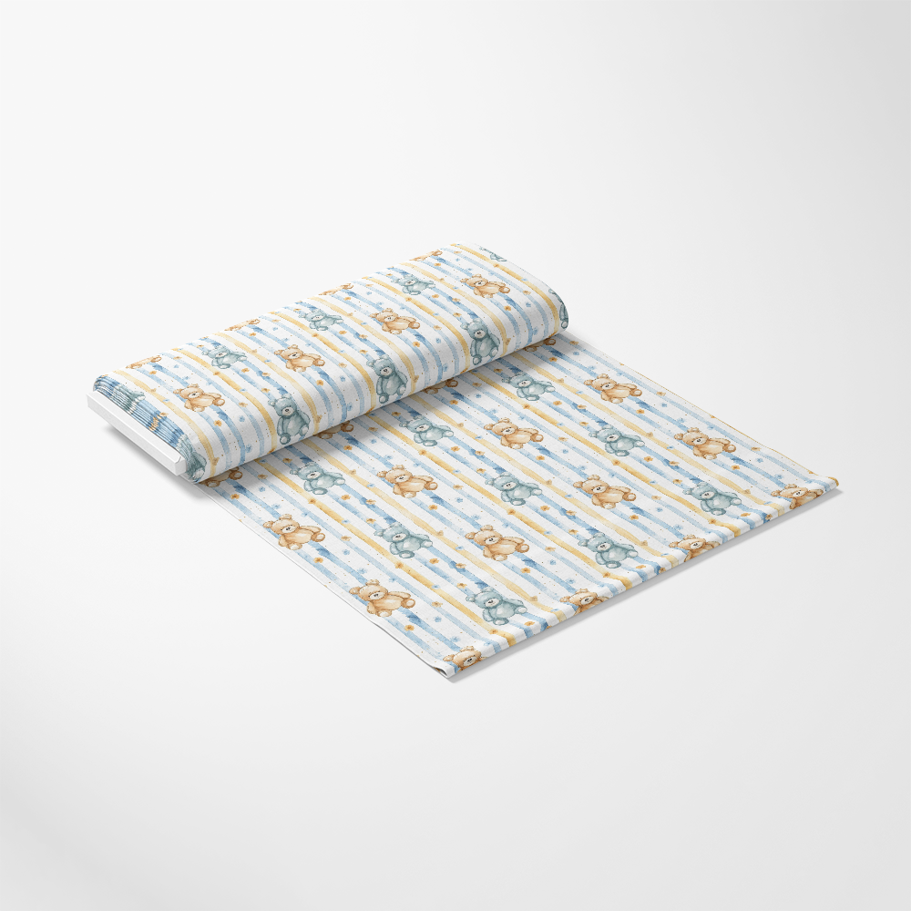 Watercolor Baby Pattern 22 Quilting Cotton Fabric