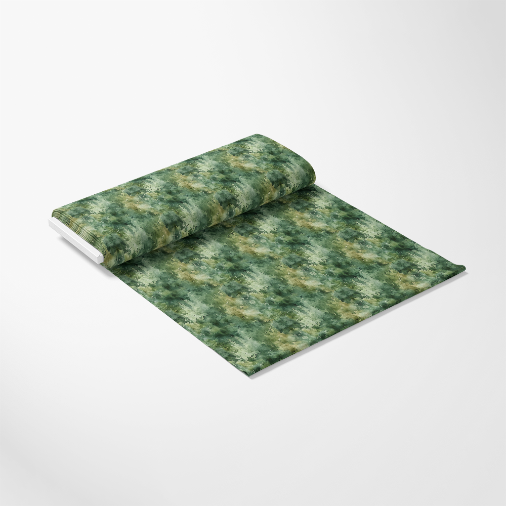 Watercolor Camouflage Grunge Pattern 7 Quilting Cotton Fabric