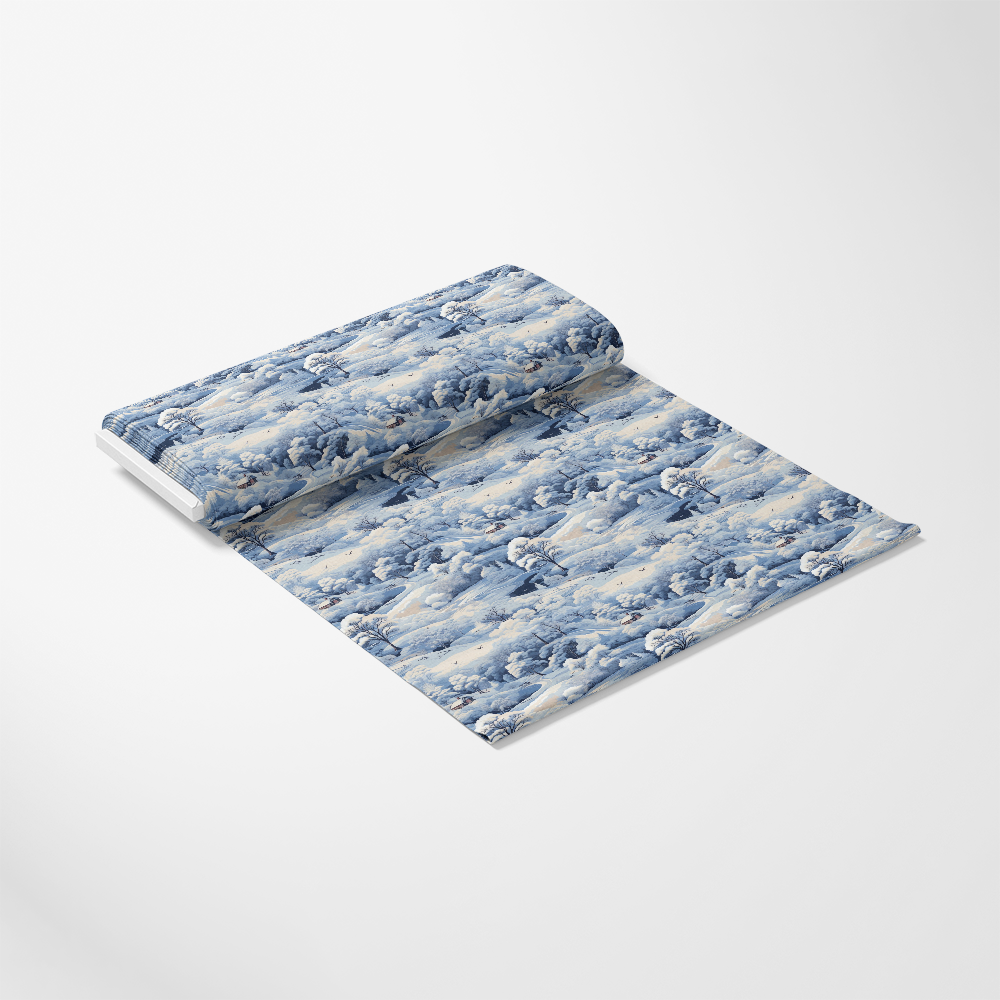 Winter Scenery Pattern 3 Quilting Cotton Fabric