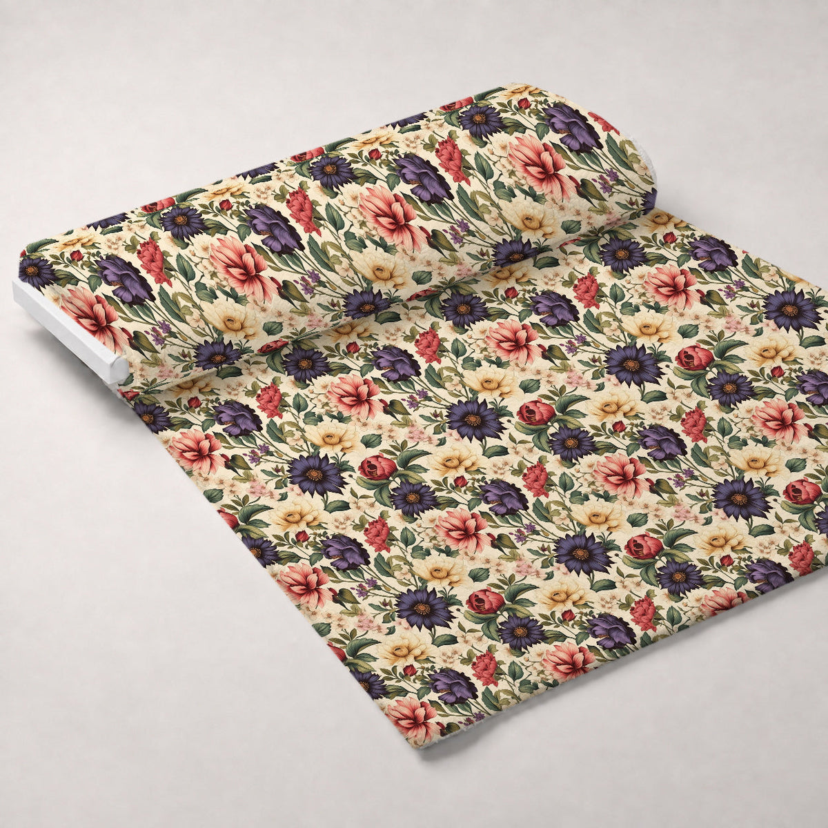 Antique Bouquet Pattern 17 Minky Fabric