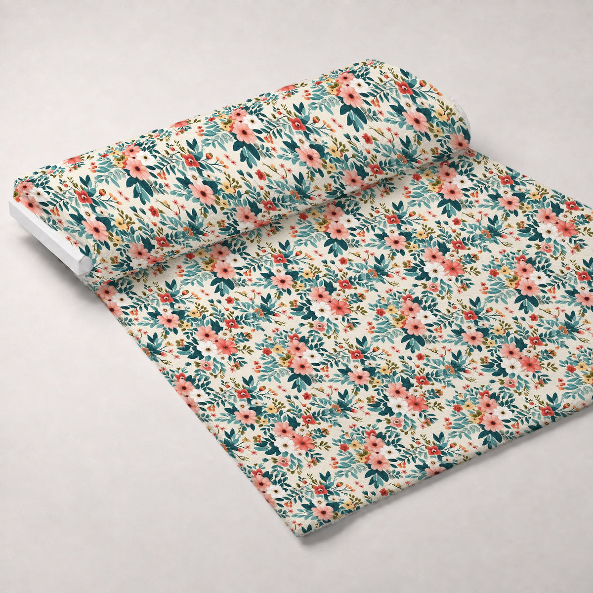 Antique Bouquet Pattern 3 Minky Fabric