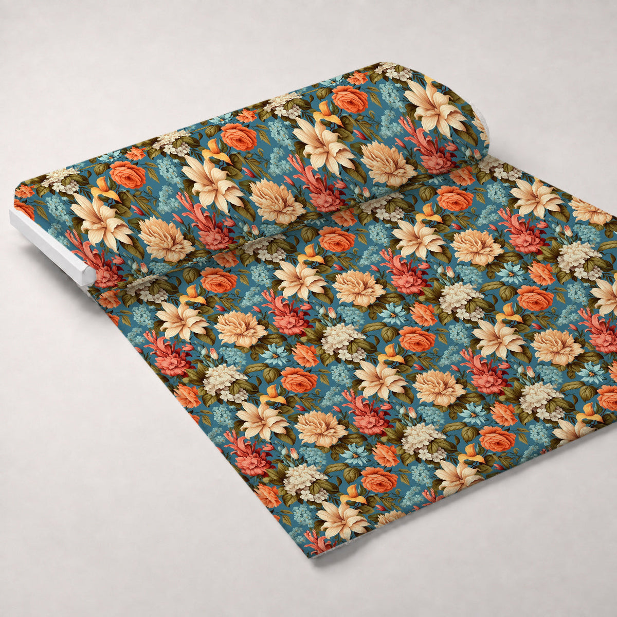 Antique Bouquet Pattern 5 Minky Fabric