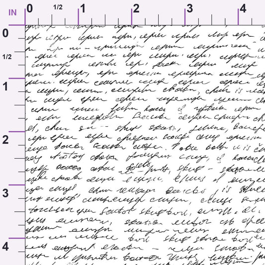 Antique Script Pattern 14 Minky Fabric