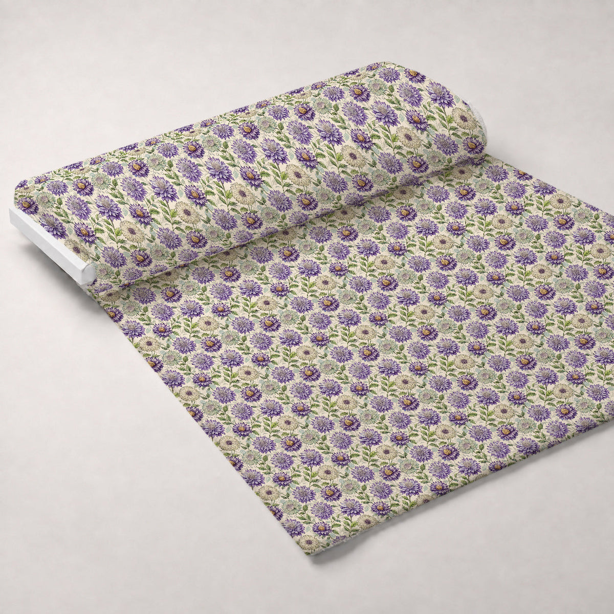 Art Nouveau Asters Pattern 2 Minky Fabric
