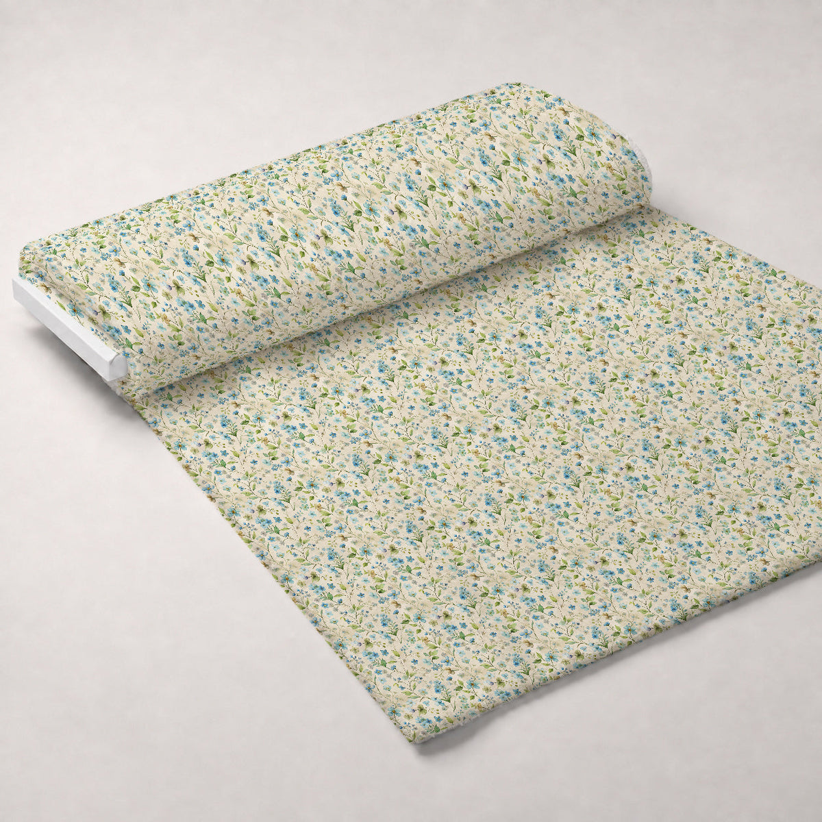 Art Nouveau Forget Me Nots Pattern 1 Minky Fabric