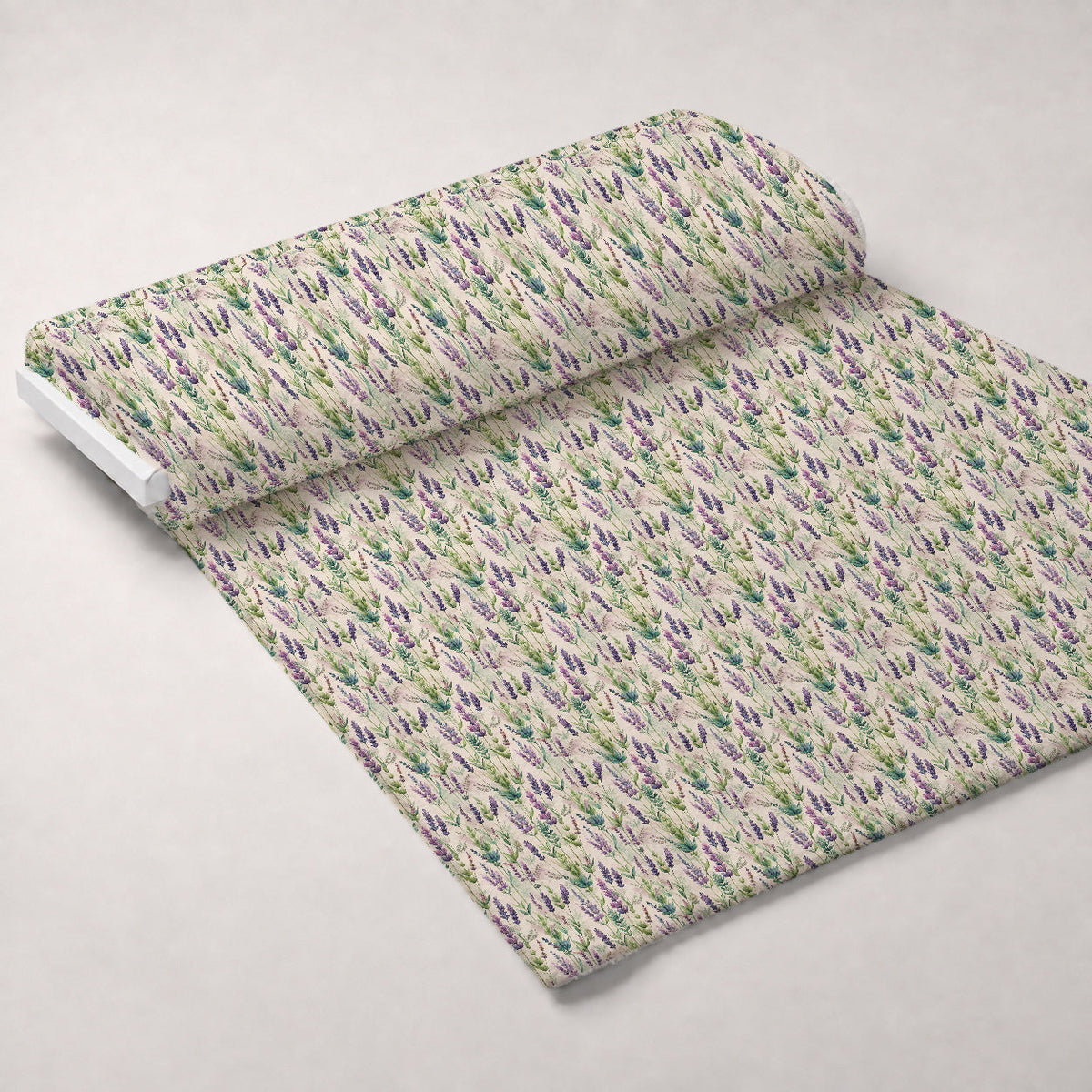 Art Nouveau Lavender Sprigs Pattern 1 Minky Fabric