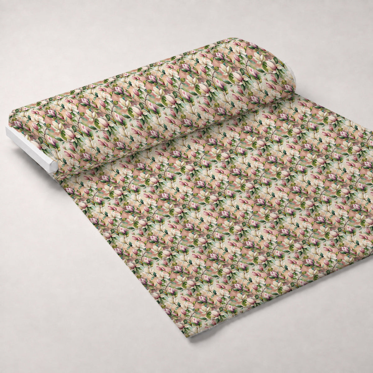 Art Nouveau Magnolias Pattern 2 Minky Fabric