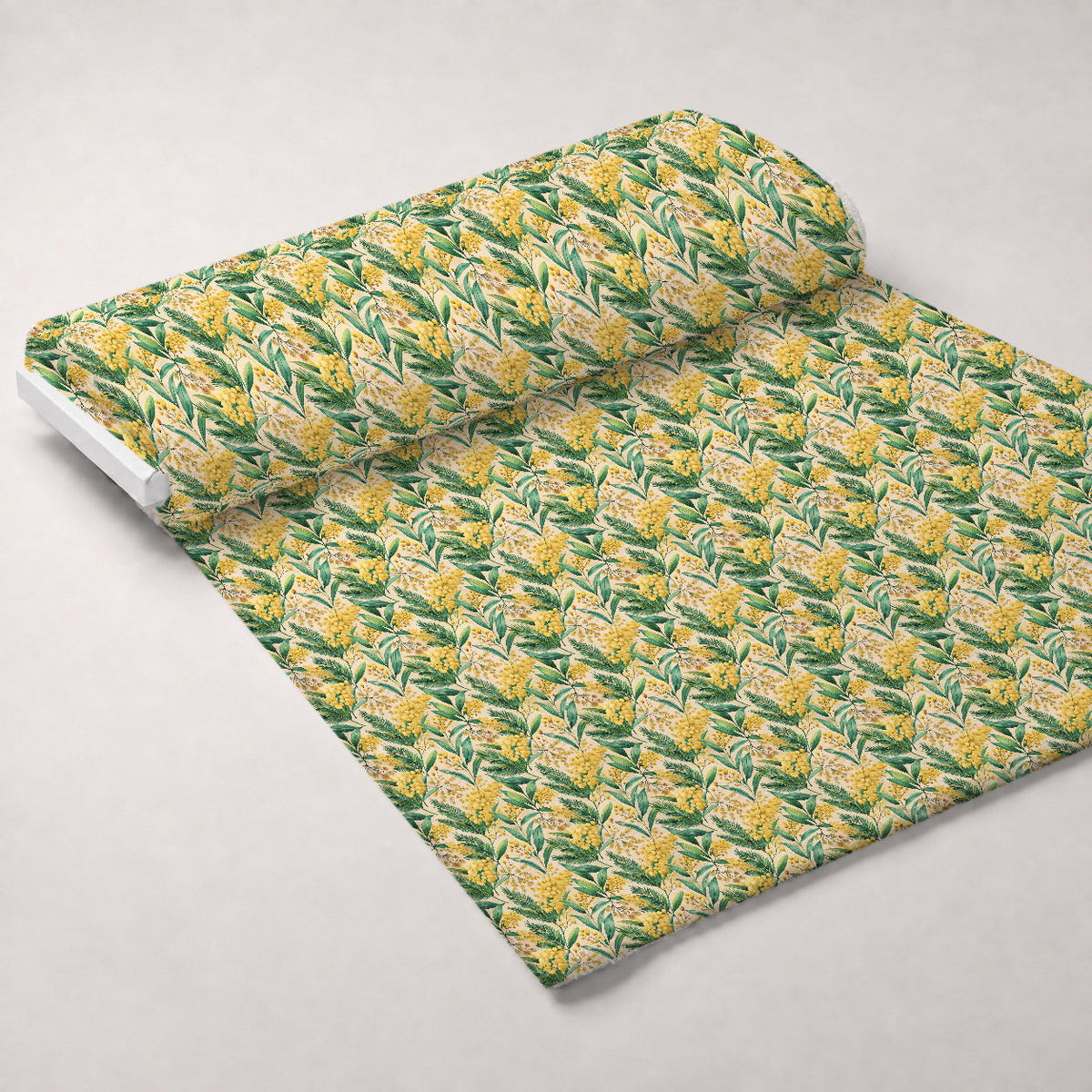 Art Nouveau Mimosa Blossoms Pattern 1 Minky Fabric