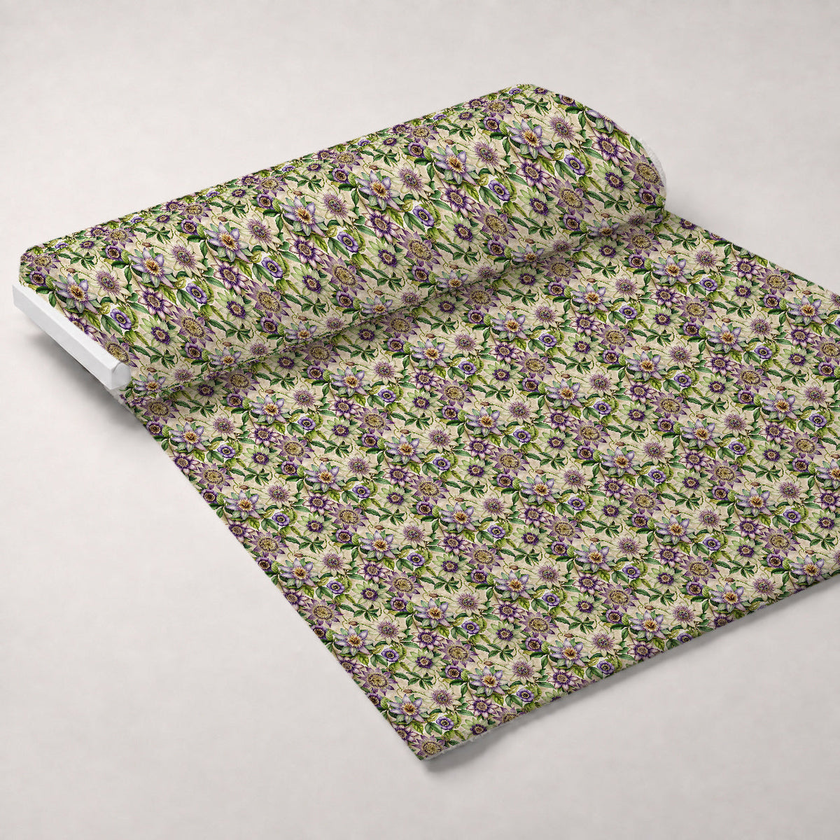 Art Nouveau Passionflowers Pattern 2 Minky Fabric