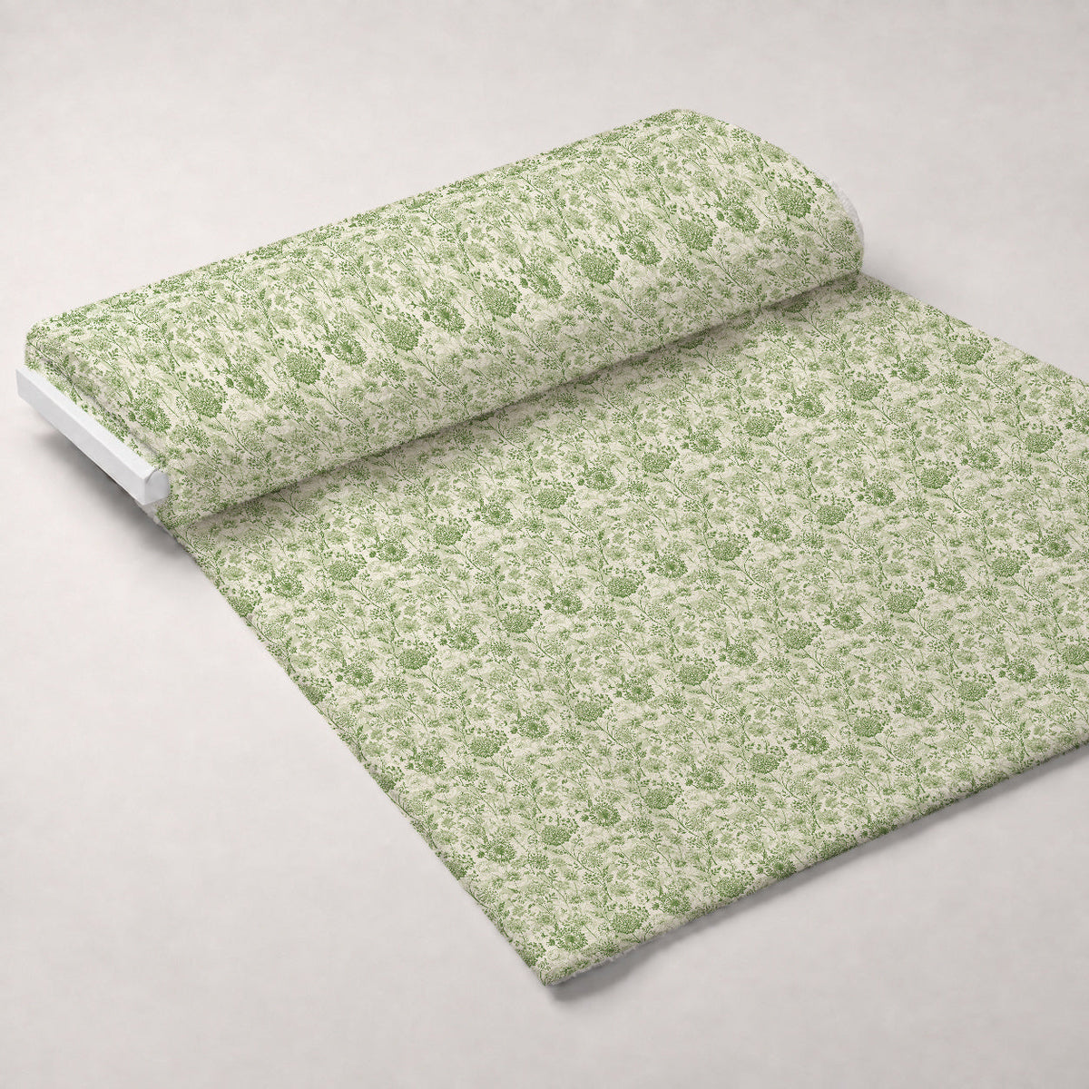 Art Nouveau Queen Anne Flowers Pattern 2 Minky Fabric
