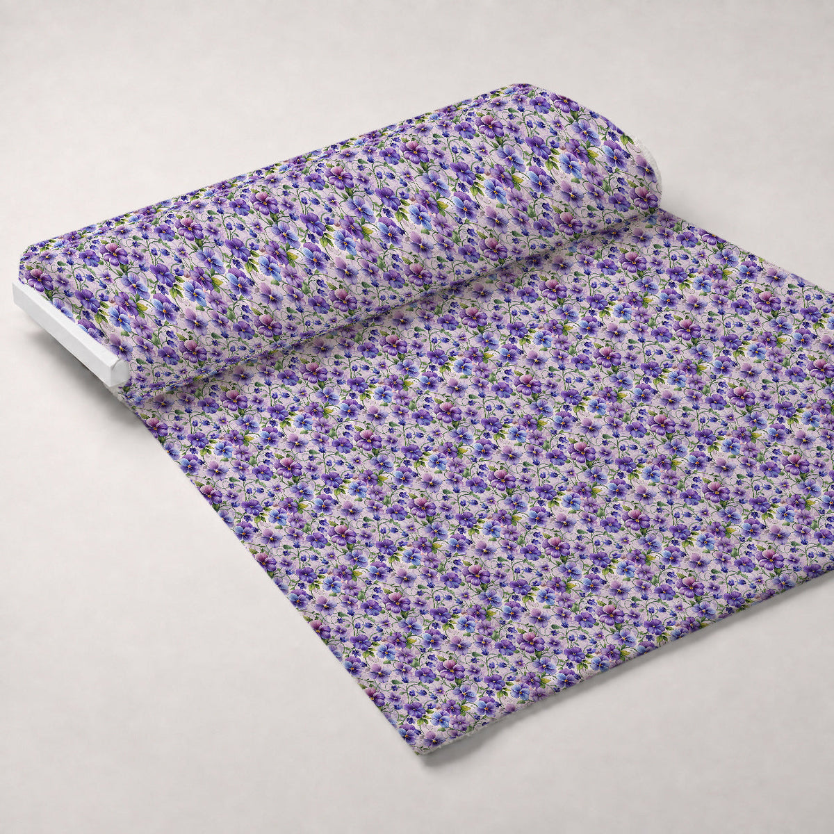 Art Nouveau Violets Pattern 1 Minky Fabric