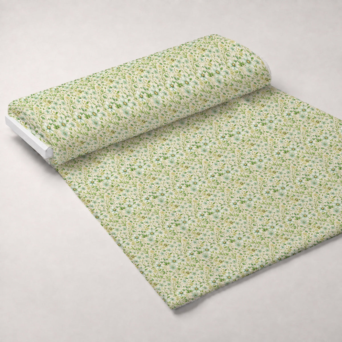 Art Nouveau Woodruff Flowers Pattern 2 Minky Fabric