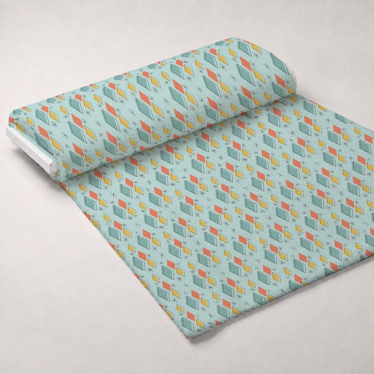 Atomic Lounge Pattern 30 Minky Fabric