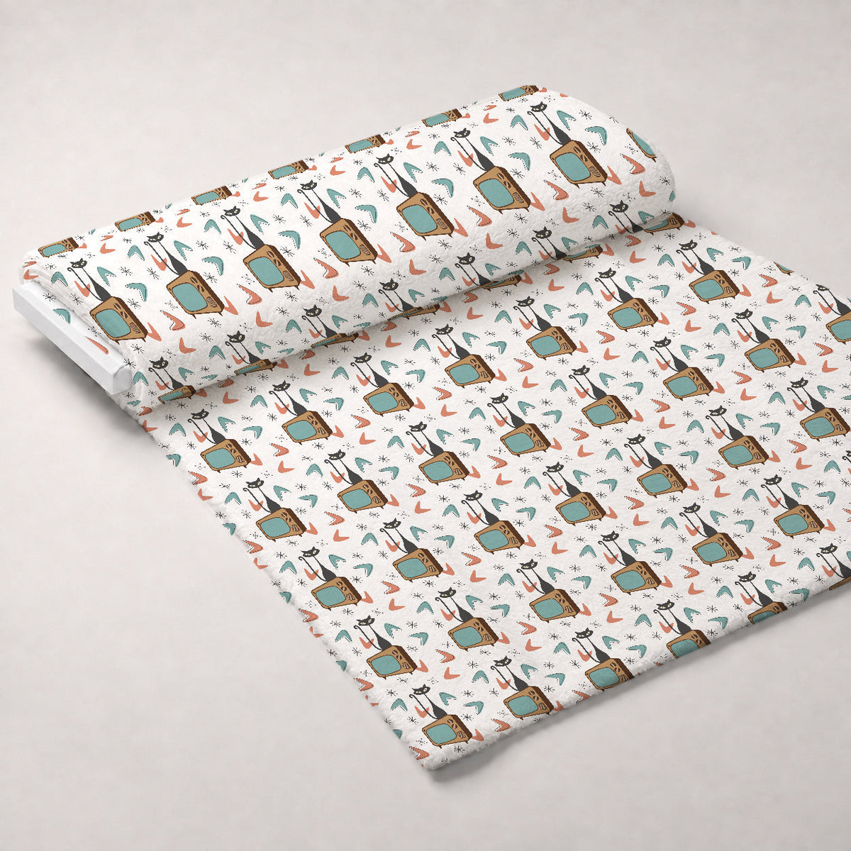 Atomic Lounge Pattern 47 Minky Fabric