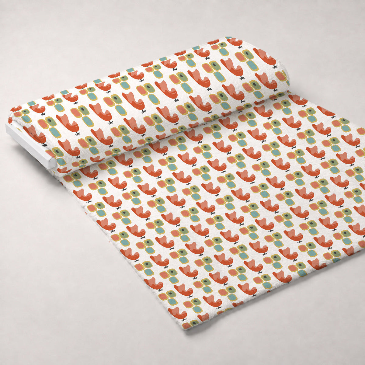 Atomic Lounge Pattern 50 Minky Fabric