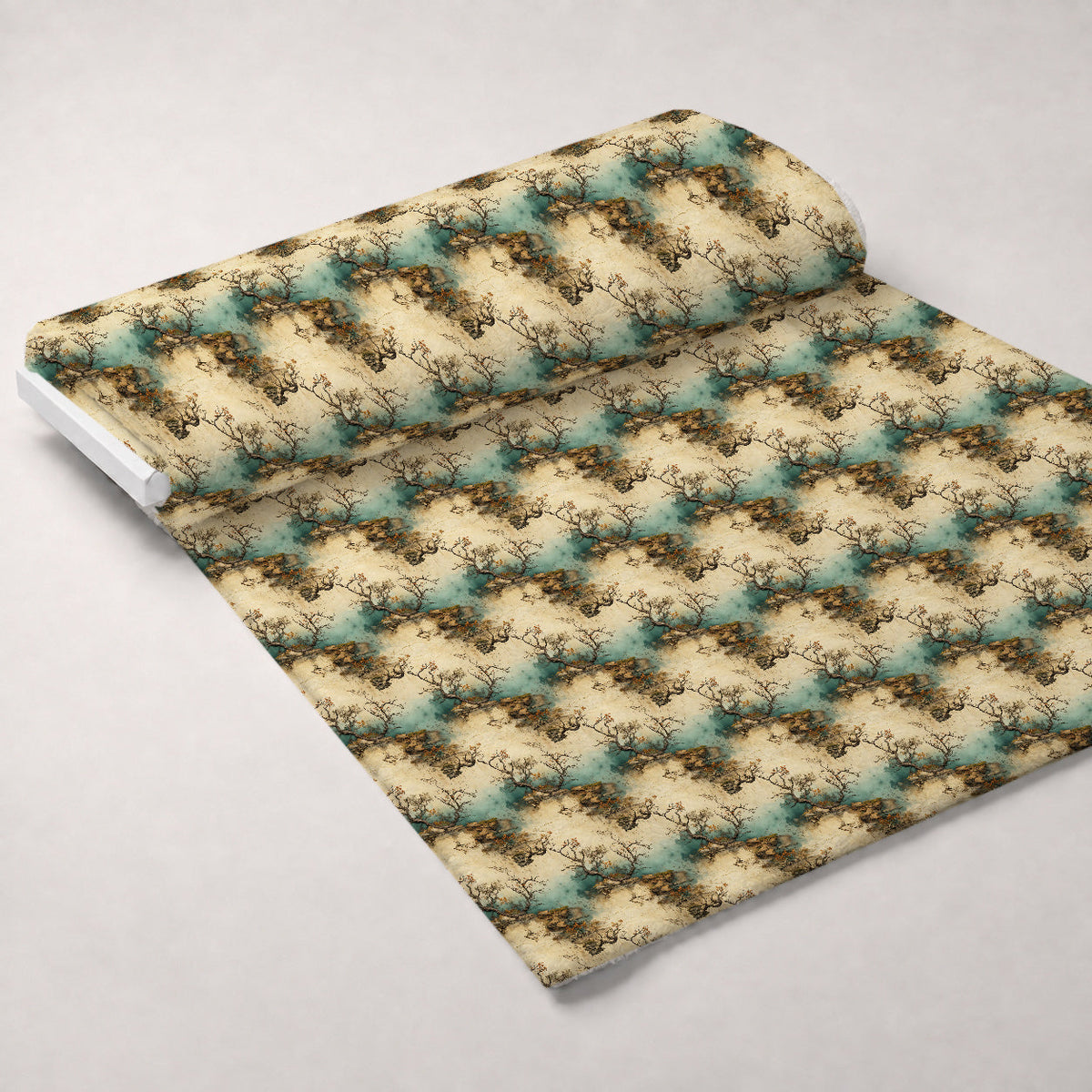 Autumn Birdsong Pattern 2 Minky Fabric