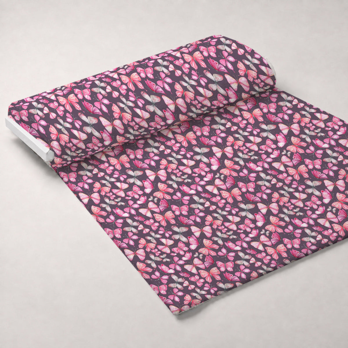 Blush Flutter Pattern 2 Minky Fabric