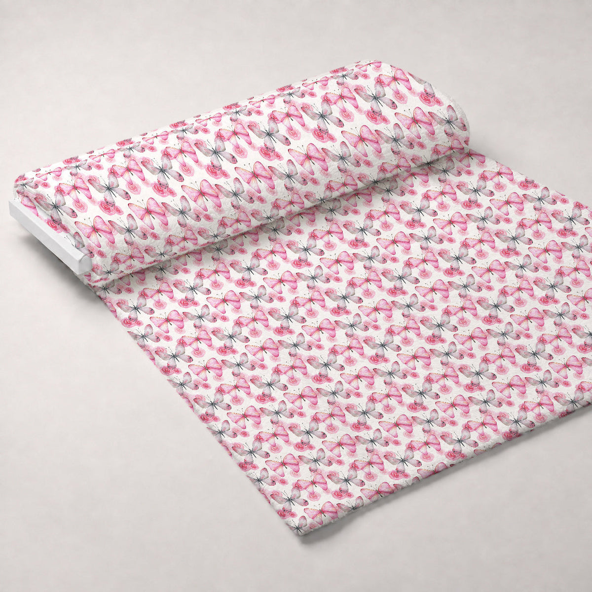 Blush Flutter Pattern 9 Minky Fabric