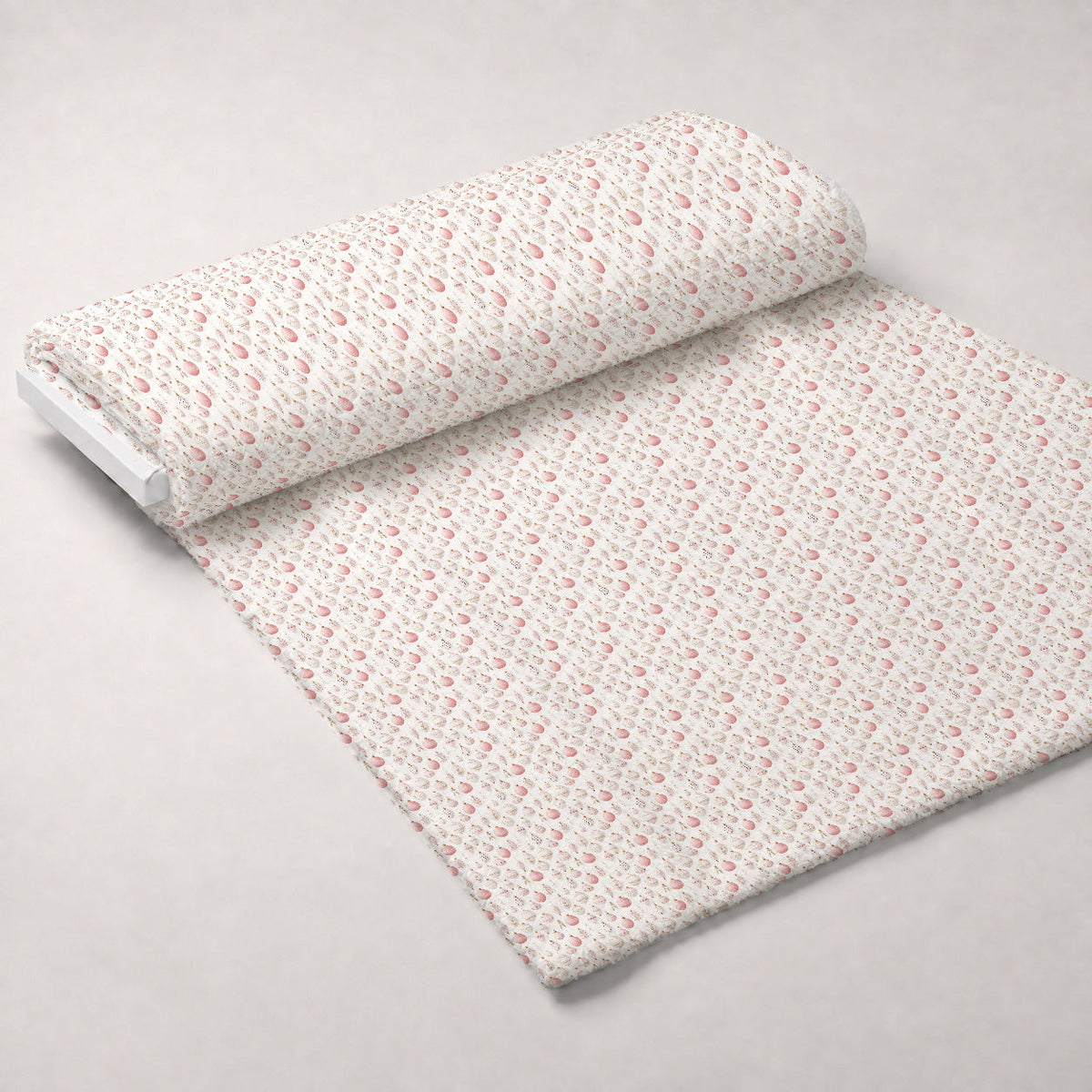 Blush Snowfall Pattern 13 Minky Fabric