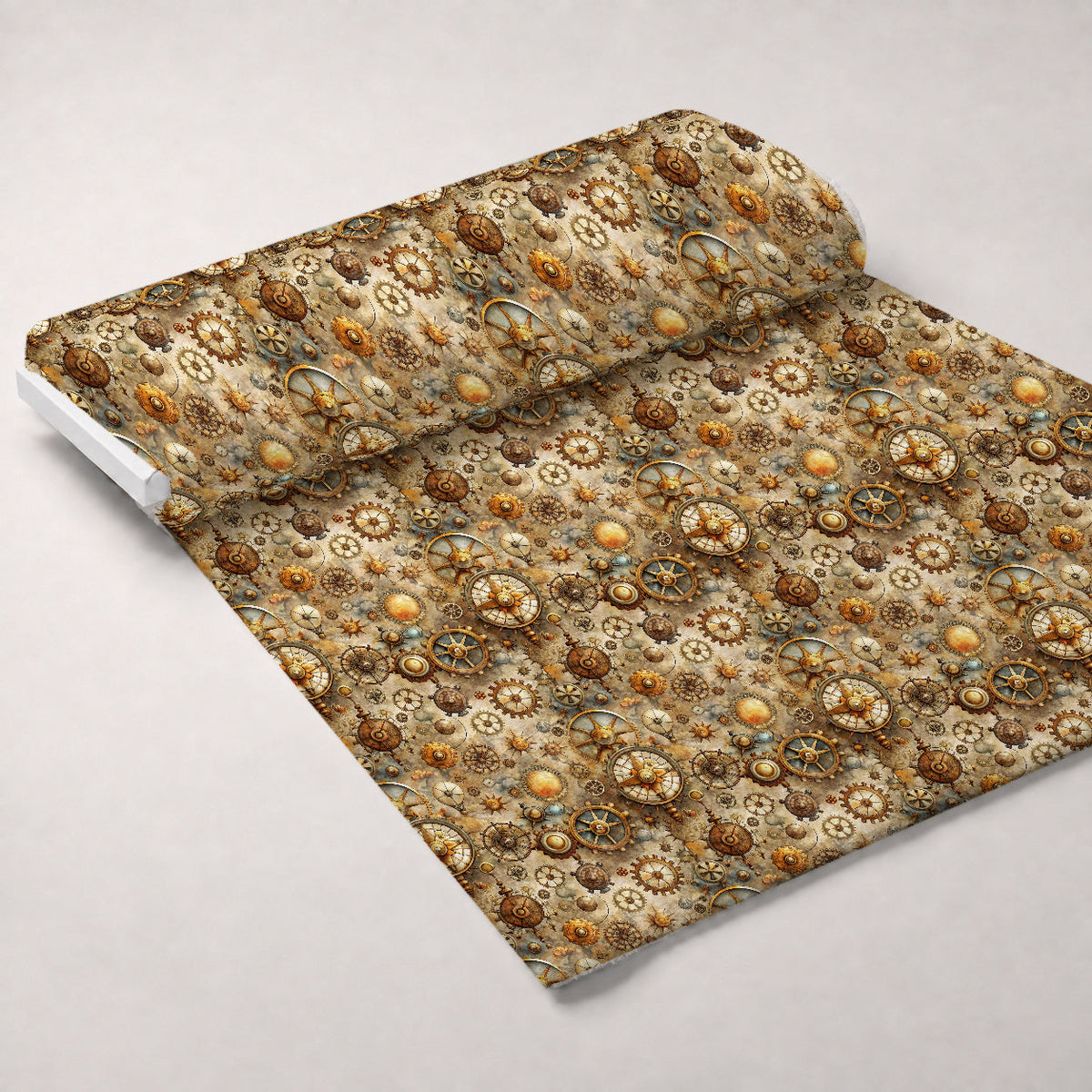 Brass Atlas Pattern 4 Minky Fabric