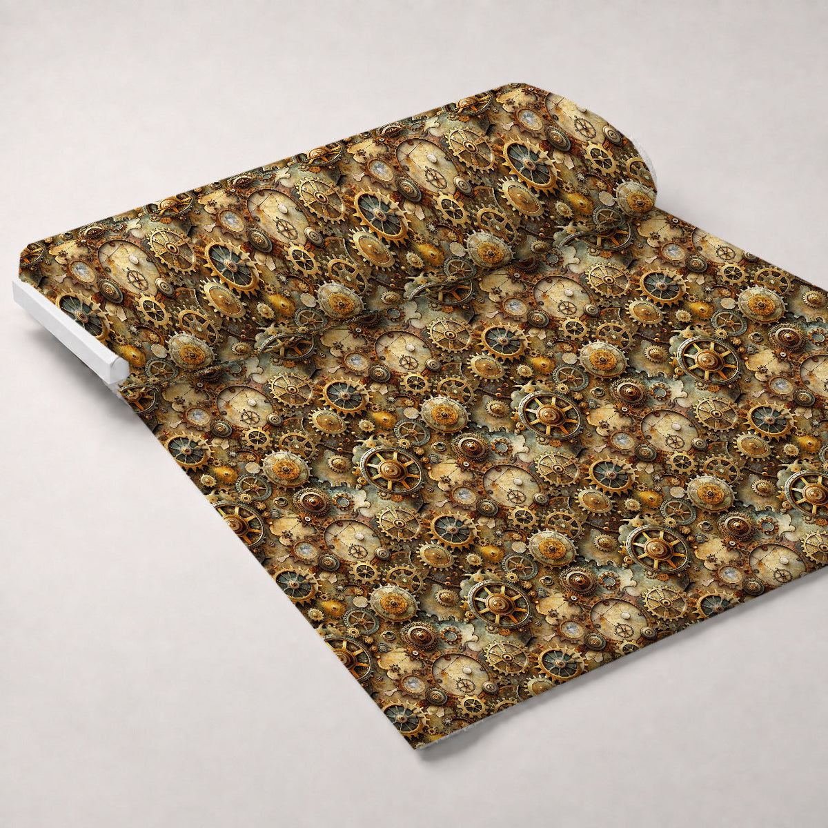 Brass Atlas Pattern 5 Minky Fabric
