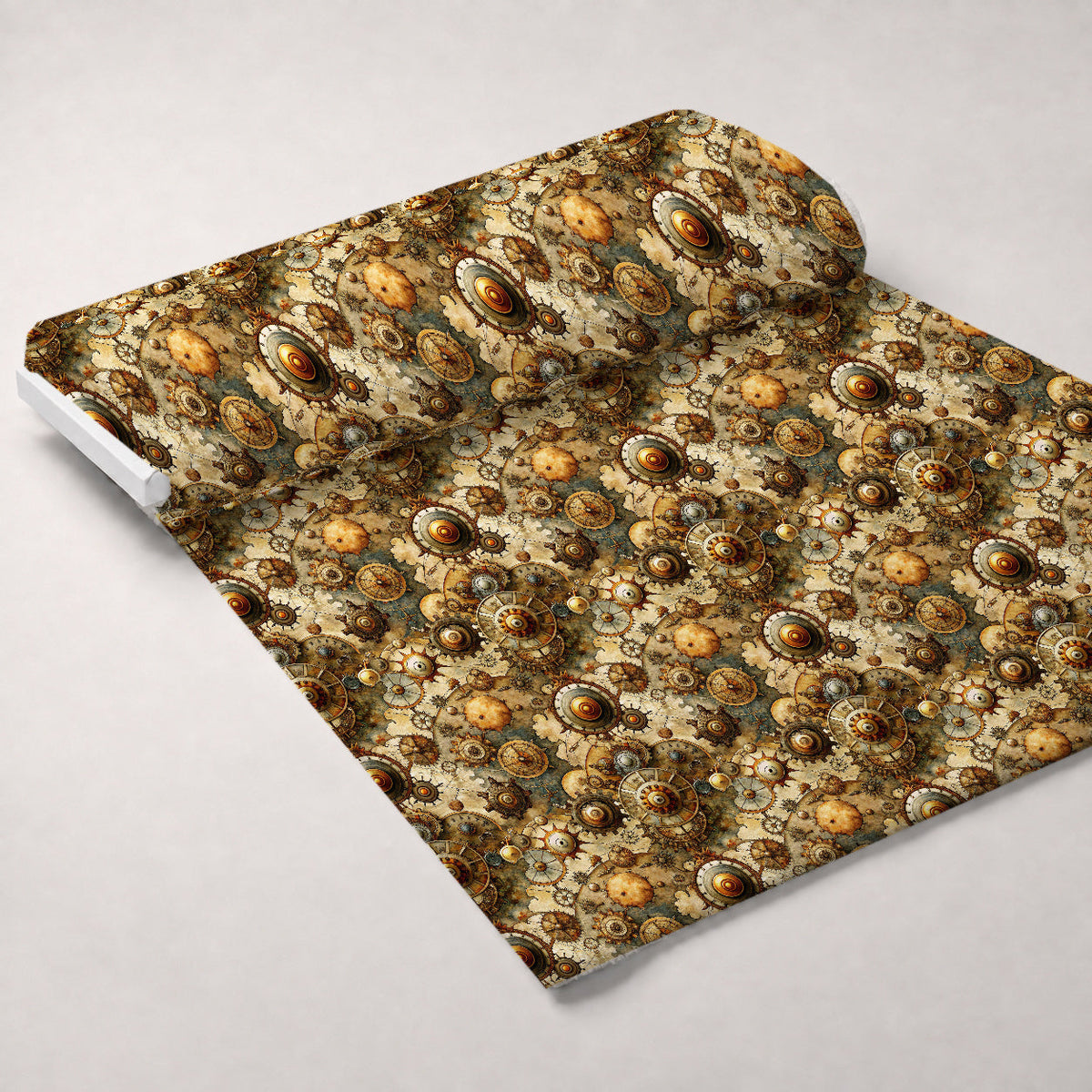 Brass Atlas Pattern 7 Minky Fabric